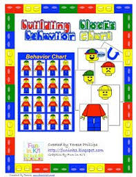 A Classroom Behavior Chart Lego Building Brick Theme