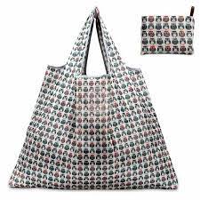 ถ งผ า กระเป าผ า ผ าร ม shopping bags ทรงถ งห ว ส สด ร บทำถ งผ า ใบใหญ ลายการ ต นใบใหญ นกฮ ก พ นขาว ถ งผ า กระเป าผ า โรง eco grocery bags cloth bags bags