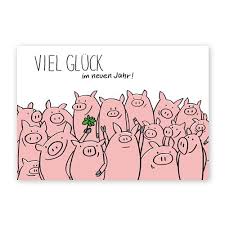 Gezeichnete Neujahrskarten Viel Gluck Im Neuen Jahr Wunsche Furs Neue Jahr Neujahrskarte Silvester Gluckwunsche