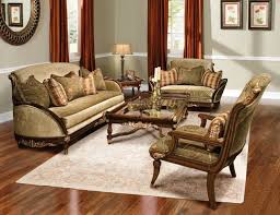 There are contemporary sofa sets that have soft lines with some traditional accents that will go well with all types of home decor. Rosetta Traditional Style Solid Wood Sofa Furniture Set