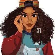 Black girl cartoon