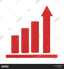 3d Growth Icon On Image Photo Free Trial Bigstock