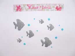 Applique Thermocollant 6 Poissons En Tissu Paillete Argent Banc De Poissons Lunes Autres Pieces Pour Creations Par Thermocollant Banc De Poissons Applique