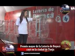 Para este sorteo la lotería de boyacá, trae un premio mayor de $ 2250 millones. El Premio Mayor De La Loteria De Boyaca Cayo En La Ciudad De Tunja Youtube
