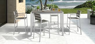 Browse our outdoor table and chairs range now! High Standard 5 Piece Aluminum Outdoor Pub Table Set China Outside Bar Set Patio Table Set Made In China Com