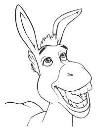 Donkey Coloring Page Disney Coloring Pages Coloring Pictures Shrek Drawing