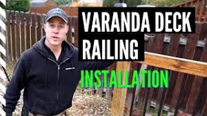 4.6 out of 5 stars (9) total ratings 9, Quick And Easy Diy Installing The Veranda Deck Railing System Youtube