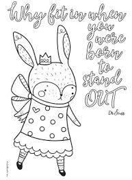 Happy father's day coloring pages take a look at our cute collection of father's day coloring pages you can download and print at home for free! 4 Cute Printable Inspirational Quotes Coloring Pages For Tweens Teens