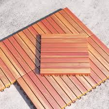 Interlocking tiles are none other but tiles that come with a simple interlocking design. Symple Stuff 11 X 11 Wood Interlocking Deck Tile In Tan Reviews Wayfair