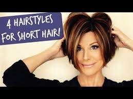 4 Easy Short Hairstyles That Will Make You Want A Bob Short Hair Styles Easy Short Hair Styles Short Hair Tutorial