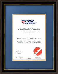 Graduation flags a row of flags has been placed along the student procession path. Charles Darwin University Masters Degree Certificate Frame