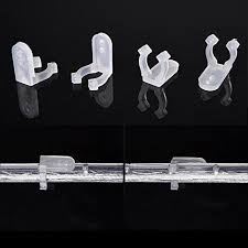 Delight 50pcs 1 2 13mm Clear Pvc Led Rope Light Holder Wall Mounting Clips Acces Led Rope Lights Led Rope Rope Light