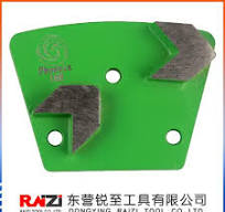 CPS floor grinder or ASl M9 trapeze two arrows Diamond grinding scraper for  magnetic attachment