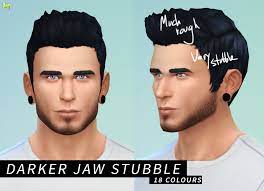 Medium Beard Darker Jaw Stubble 18 Colours By Lumialover Sims Sims 4 Hair Male Sims 4 Cc Beards Medium Beard