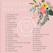 It's important to make a point of arranging time for self care. Join Us On Instagram For Our 31 Days Of Self Love Photo Challenge Use 3sfitness Love Challenge Self Love Finding Peace