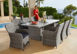Bei www.otto.de werden immer versandkosten erhoben. Konifera Gartenmobelset Florenz 17 Tlg 8 Sessel Tisch 230x100 Cm Polyrattan Online Kaufen Otto