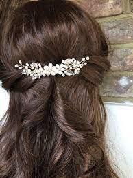 Bridal Hair Comb Wedding Hair Comb Bridal Accessories Bridal Headpiece Bridal Hair Piece Wedding Comb Bridal Hair Accessories Bridal Bridal Hair Accessories Simple Wedding Hairstyles Bridal Hair Comb