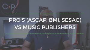 Bmi stands for blackwood music inc. Pro S Ascap Bmi Sesac Vs Music Publishers Youtube