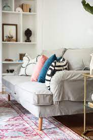 New in box dimensions and product description: Comfort Works Slipcover For Ikea Stocksund Sofa Place Of My Taste