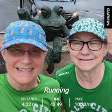 Fun run and twinning experience with friends