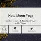 New Moon Yoga event image