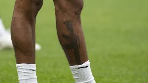 Manchester city star raheem sterling emulates incredible steven pienaar skill during dressing room showboat. England Forward Raheem Sterling Defends Gun Tattoo Bbc News