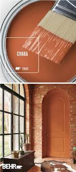Behr offers its most popular can't go wrong colors, delivered to your door with paint supplies. Snuggle Up To The Warm And Cozy Style Of Civara By Behr Paint This Bright Red Orange Warm Paint Colors Paint Colors For Home Exterior Paint Colors For House