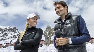 Roger federer holds several atp records and is considered to be one of the greatest tennis players the roger federer foundation helps children in the poorest regions of our world. Roger Federer Takes On Lindsey Vonn In Jungfraujoch Top Of Europe Tennis News Sky Sports