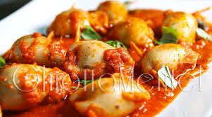 Fate cuocere per 5 minuti prima di aggiungere i calamari. Calamari Ripieni Con Funghi Al Sugo Di Pomodoro Ghiottamente