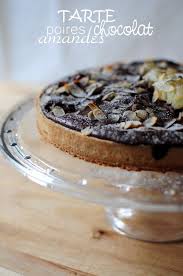 Tarte Aux Poires Chocolat Et Amandes De Stephane Glacier Blog De Cuisine Creative Recettes Popotte De Manue Tarte Aux Poires Poire Au Chocolat Tarte Chocolat Poire
