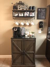 Coffee Bar Coffee Bar Home Decor Industrial Decor