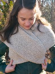 Knitting is the process of using two or more needles to loop yarn into a series of interconnected loops in order to create a finished garment or some other type of fabric. Remaking An Old Sweater Knitted Into A Sontag Wrap The Homesteady