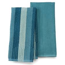 blue kitchen towels & dish rags