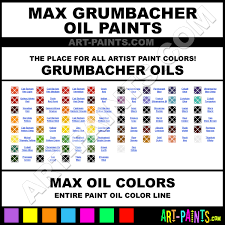 Max Grumbacher Oil Paint Colors Max Grumbacher Paint