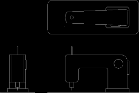 I hope you find them useful. Sewing Machine 2d Dwg Block For Autocad Designs Cad