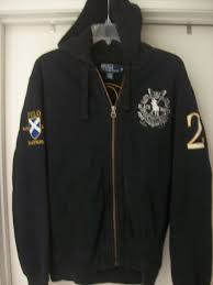 Black And Red Polo Jacket Ralph Lauren Polo Black Watch Competition Polo Team Zippered Hoodie Jacket Med Hoodie Jacket Zipper Hoodie Hoodies