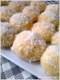 Boules Coco Et A La Confiture A L Oree Des Douceurs Boules Coco Recette Gateau Oriental Gateau Arabe Facile