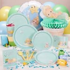 Precious Moments Baby Boy Baby Shower Deluxe Party Pack For 8 Baby Shower Party Themes Baby Boy Shower Party Baby Shower Party Supplies