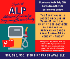 Buy the gas & gift card from us at face value and use them at any kwik trip store for gas or merchandise. Facebook