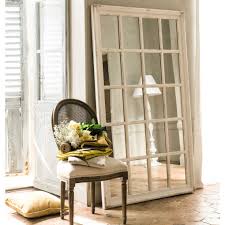 St Martin Wooden Window Mirror In White H 175cm Espejos Ventana Espejos Espejos Rectangulares