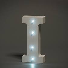 Pin By Summer Erin On I For Isela Wooden Letters Light Letters Wooden