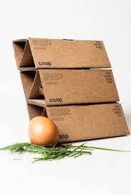 coop student project egg packaging labels design environmental biodegradable tube