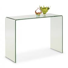 Amalfi Bent Glass Console Table Console Table Living Room Glass Console Table Console Table