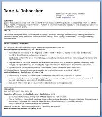 Medical Laboratory Technician Resume Sample Resume Downloads Medical Laboratory Technician Laboratory Technician Medical Laboratory