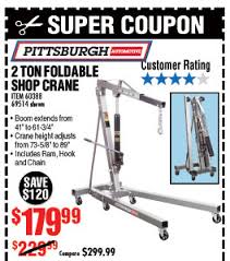Harbor freight 2 ton engine hoist support arm fix. Harbor Freight Tools Action Required Here S Your 25 Off Coupon Milled