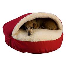 Christal Luxury Hooded Pet Bed Cozy Cave Dog Bed Hooded Dog Bed Cave Dog Bed
