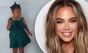 Khloe kardashian admitted she trusts tristan thompson and even wanted more kids with him just days before the couple reportedly split for his ongoing alleged infidelity. Khloe Kardashian S Daughter True Thompson Plays In A Bouncy Castle With Sister Kim S Kids Daily Mail Online