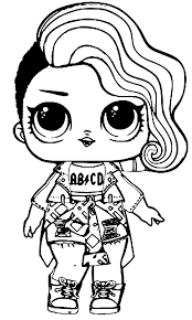 Pin By Giosilene Diorio On Lol Lol Dolls Cool Coloring Pages Coloring Pages