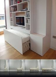 Interesting Might Be A Good Option For Mattress Storage Above And Behind A Couch Beds For Small Rooms Space Saving Beds Small Spaces