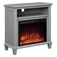 Electric fire fireplace set floor free standing surround led light home 30 inch. Shop Now For The Lytton Electric Fireplace Accent Table Tv Stand For Tvs Up To 32 Gray Accuweather Shop